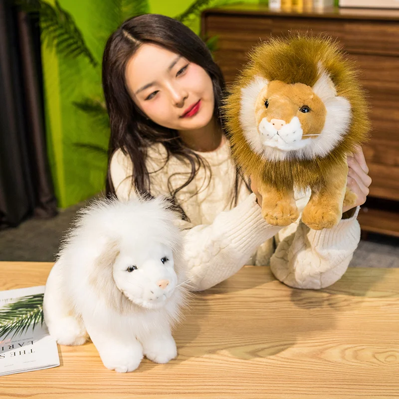 New Stuffed Soft Simulation Lion Plush Toys Cute Reallike Forest Animal Dolls Lovely Birthday Gift Room Decor for Children Kids
New Stuffed Soft Simulation Lion Plush Toys Cute Reallike Forest Animal Dolls Lovely Birthday Gift Room Decor for Children Kids