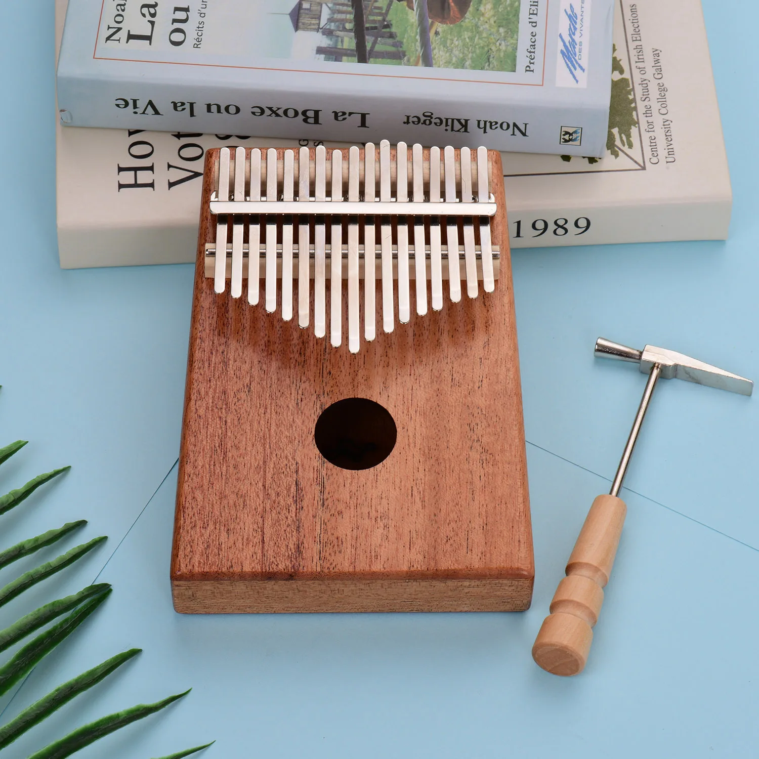 Nalu 17 Keys Kalimba Mbira Thumb Piano Solid Wood Finger Piano with Carry Bag Stickers Tuning Hammer Wiping Cloth for Beginners
Nalu 17 Keys Kalimba Mbira Thumb Piano Solid Wood Finger Piano with Carry Bag Stickers Tuning Hammer Wiping Cloth for Beginners