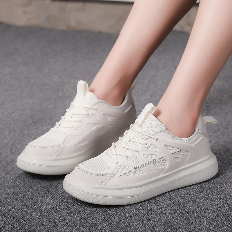 Fashion Couples Casual Vulcanized Shoes Non-Slip Lightweight Women White Sneakers Lace-up Flat Male Skateboard Shoes Breathable
Fashion Couples Casual Vulcanized Shoes Non-Slip Lightweight Women White Sneakers Lace-up Flat Male Skateboard Shoes Breathable
