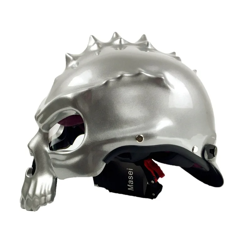 Hot selling personality fashion motorcycle skull helmet elves half helmet can wear bubble mirror double side can wear
Hot selling personality fashion motorcycle skull helmet elves half helmet can wear bubble mirror double side can wear