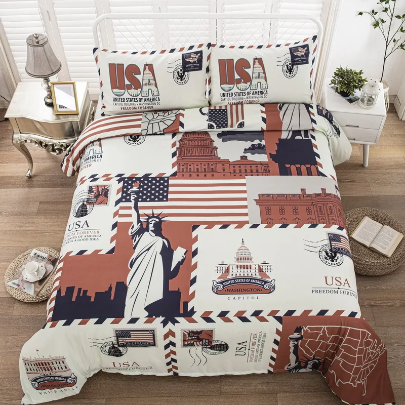 City State Stamp Series 3D Printing Quilt Cover Pillowcase Home Textile Bedding Quilt Cover Bed Duvet Quilt Cover Sets
City State Stamp Series 3D Printing Quilt Cover Pillowcase Home Textile Bedding Quilt Cover Bed Duvet Quilt Cover Sets