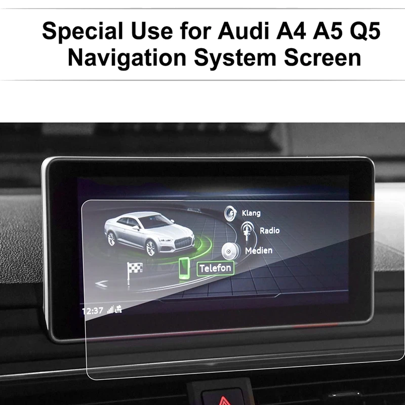 For 2017 2018 2019 A4 B9 A5 Allroad Q5 2 mmi 8.3-Inch Car Navigation Press Screen Display Tempered Glass Protector Film
For 2017 2018 2019 A4 B9 A5 Allroad Q5 2 mmi 8.3-Inch Car Navigation Press Screen Display Tempered Glass Protector Film