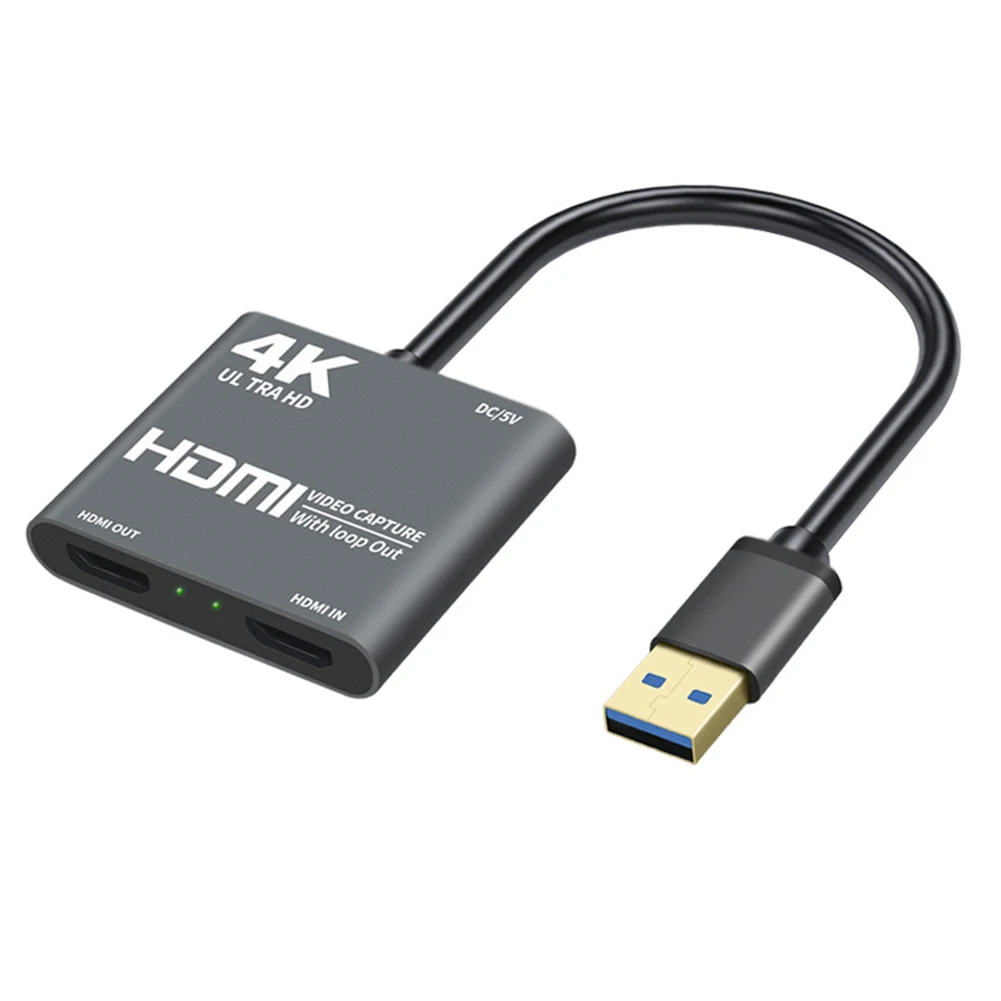 4K 1080P USB 3.0 to HDMI-compatible Video Audio Game Capture Card With Loop Out Full 1080p 60 Record Via DSLR Camcorder
4K 1080P USB 3.0 to HDMI-compatible Video Audio Game Capture Card With Loop Out Full 1080p 60 Record Via DSLR Camcorder