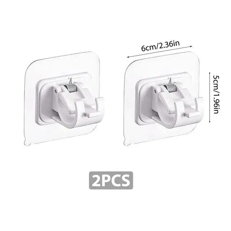 2Pcs Self Adhesive Strong Adhesive Wall Hooks Hanger Curtain Rod Holder Clamp Hooks Rod Bracket Holders Wall Hanging Rack Hook
2Pcs Self Adhesive Strong Adhesive Wall Hooks Hanger Curtain Rod Holder Clamp Hooks Rod Bracket Holders Wall Hanging Rack Hook