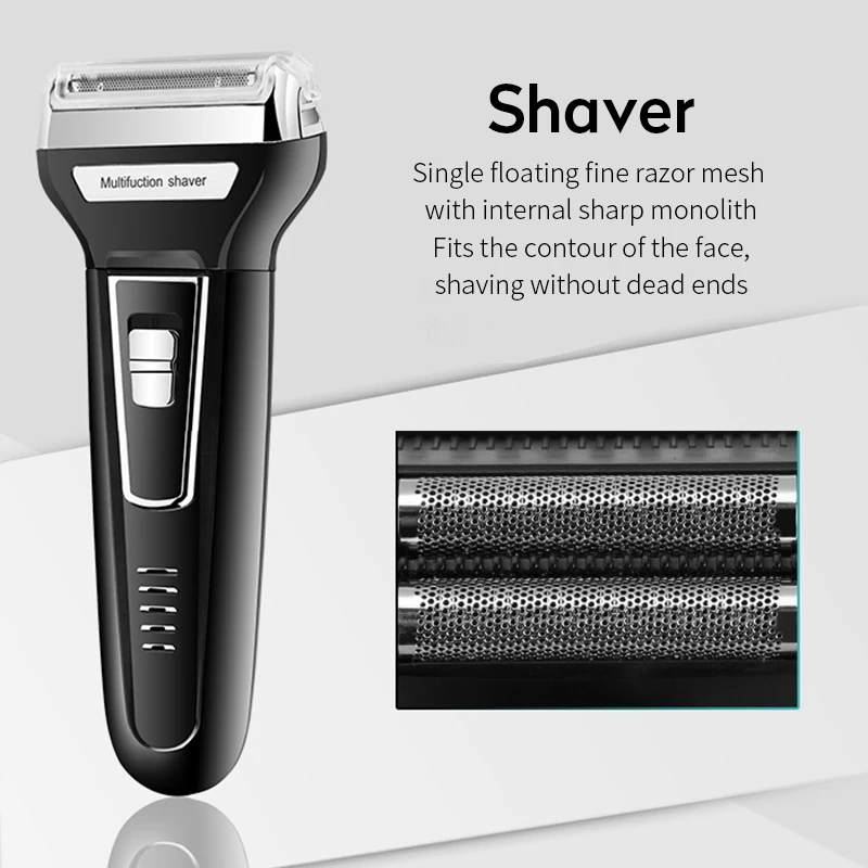 Kemei 3 in 1 Rechargeable Shaver Cordless Electric Trimmer KM-6558 Men Shaving Machine Nose Trimmer Beard Razor 41D
Kemei 3 in 1 Rechargeable Shaver Cordless Electric Trimmer KM-6558 Men Shaving Machine Nose Trimmer Beard Razor 41D
