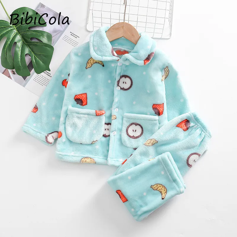 Infant Kids Baby Girls Boys 2Pcs Coral Fleece Pajama Sets Long Sleeve Jacket + Pants With PocketsCartoon Print Sleepwear 2-7Y
Infant Kids Baby Girls Boys 2Pcs Coral Fleece Pajama Sets Long Sleeve Jacket + Pants With PocketsCartoon Print Sleepwear 2-7Y