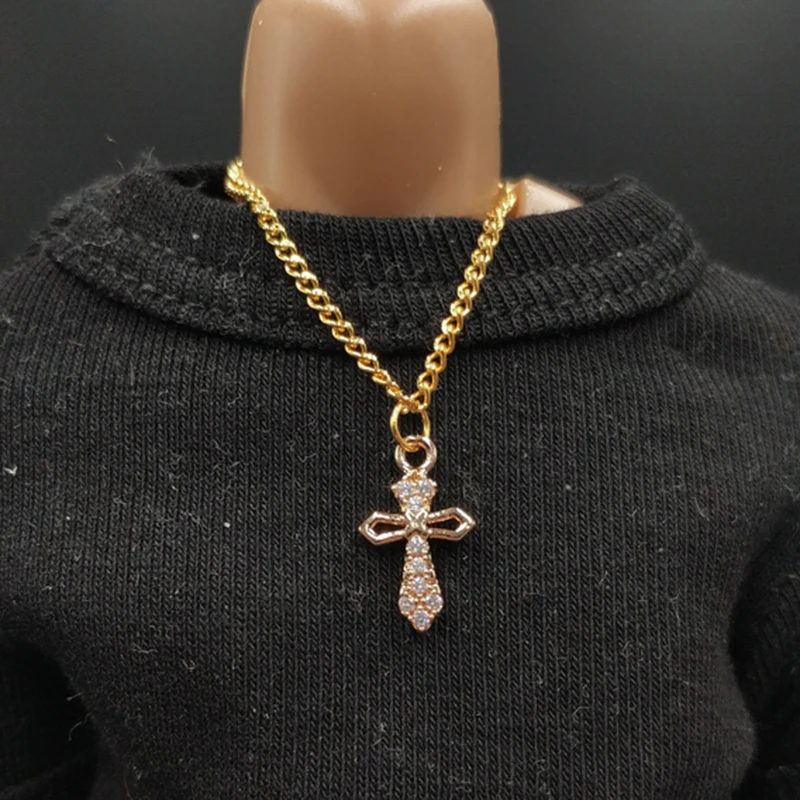 1:6 Soldier doll costume crystal necklace cross pendant jewelry 12-inch doll body model accessories
1:6 Soldier doll costume crystal necklace cross pendant jewelry 12-inch doll body model accessories