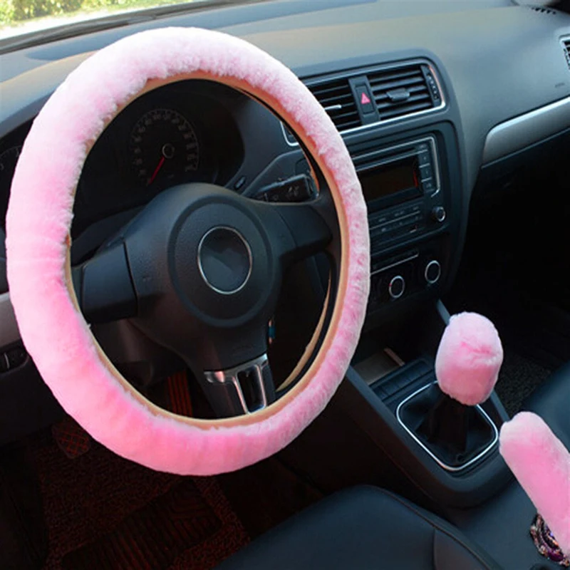 Car Steering Wheel Gearshift Handbrake Cover Plush Steering-Wheel Car Steering Cover Cubre Volante Auto Winter Car Accessories
Car Steering Wheel Gearshift Handbrake Cover Plush Steering-Wheel Car Steering Cover Cubre Volante Auto Winter Car Accessories
