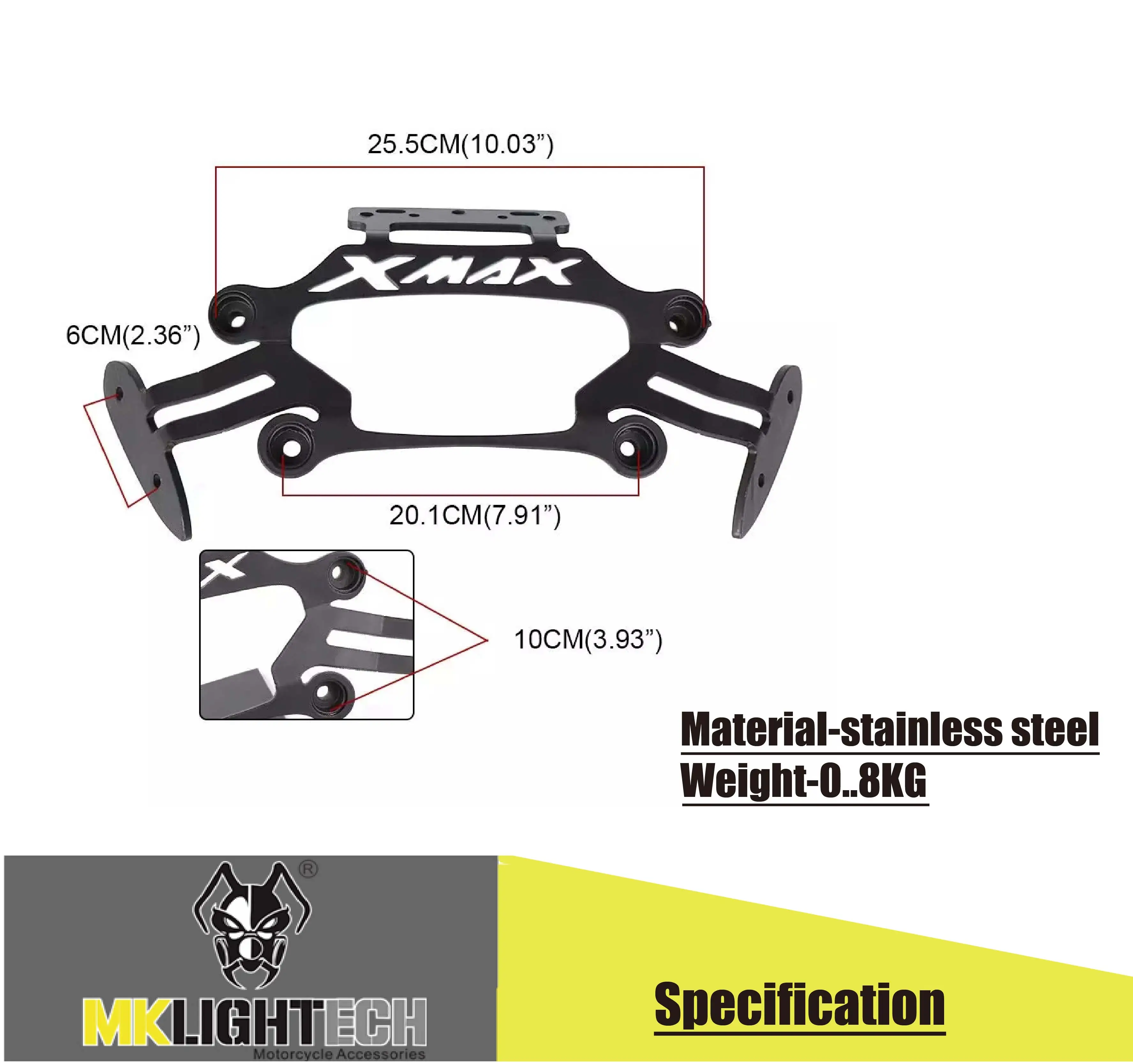 MKL IGHTECH FOR YAMAHA XMAX X-MAX 125 250 300 400 Modified GPS Navigation Support 2017-2018
MKL IGHTECH FOR YAMAHA XMAX X-MAX 125 250 300 400 Modified GPS Navigation Support 2017-2018