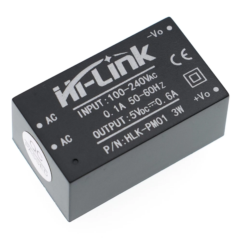 AC-DC Мощность модуль 220V 5V 3W мини понижающий Мощность модуль интеллигентая (ый) бытовой изолированный выключатель HLK-PM01
AC-DC Мощность модуль 220V 5V 3W мини понижающий Мощность модуль интеллигентая (ый) бытовой изолированный выключатель HLK-PM01