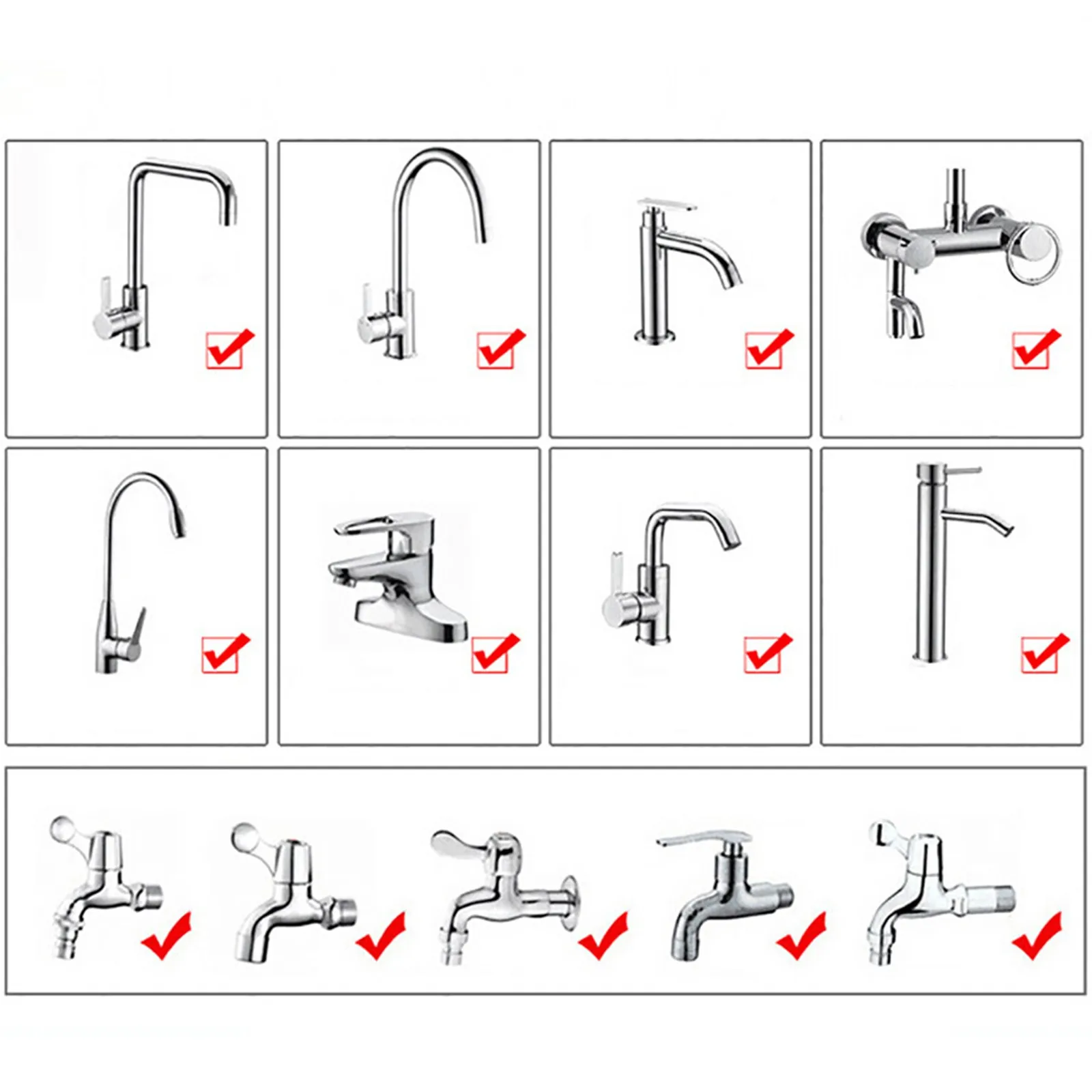 Anti Splashing Kitchen Faucet Extender Pet Cat Dog Showerhead Flexible Adjustable Booster Faucet Filter Shower Head
Anti Splashing Kitchen Faucet Extender Pet Cat Dog Showerhead Flexible Adjustable Booster Faucet Filter Shower Head