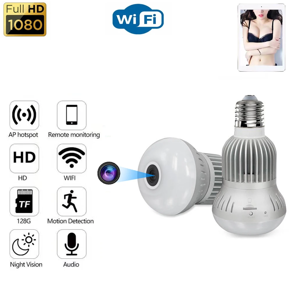 HD 1080P Wireless IP Camera 360 ° Wifi Panoramic Camera Home Hiden Fisheye Security Video Surveillance Two-Way Audio Remote View
HD 1080P Wireless IP Camera 360 ° Wifi Panoramic Camera Home Hiden Fisheye Security Video Surveillance Two-Way Audio Remote View