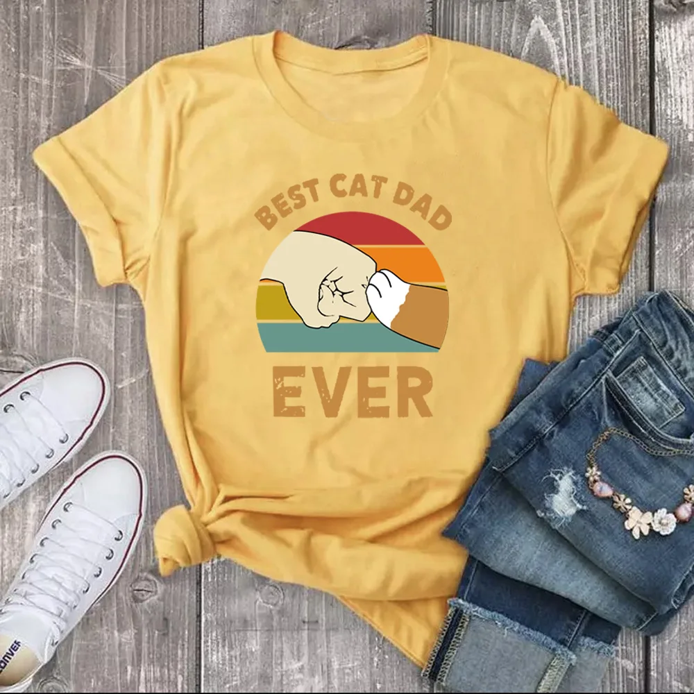 Best Cat Dad Ever T-Shirt Funny Cat dad Tee Unisex funny fashion clothing summer style outfits tees girls t shirt
Best Cat Dad Ever T-Shirt Funny Cat dad Tee Unisex funny fashion clothing summer style outfits tees girls t shirt