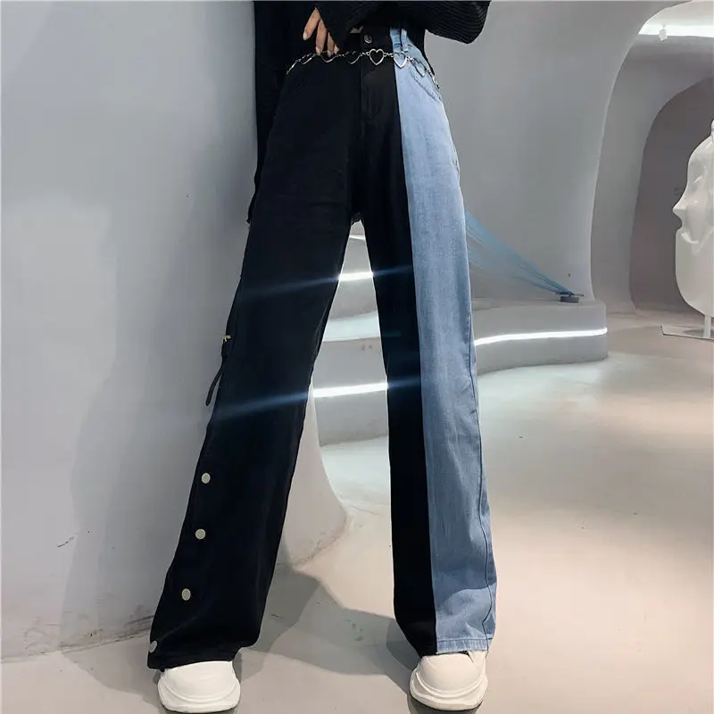 Streetwear Vintage Blue Woman Jeans Loose Baggy High Waist Loose Boyfriend Wide Leg Pants Mom Fashion Denim Girlfriend Trousers
Streetwear Vintage Blue Woman Jeans Loose Baggy High Waist Loose Boyfriend Wide Leg Pants Mom Fashion Denim Girlfriend Trousers