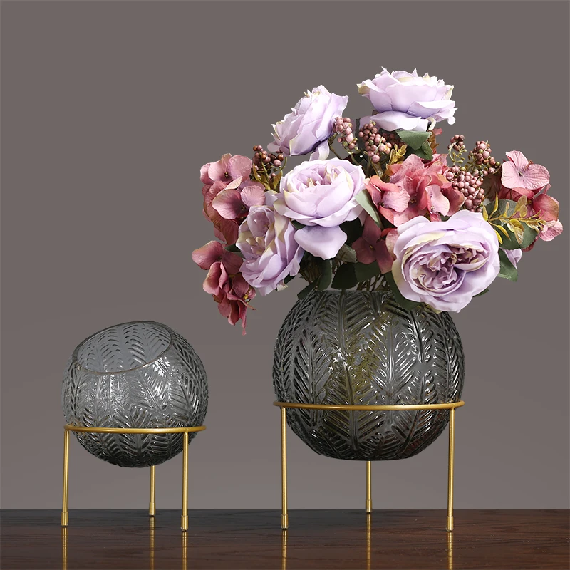 Luxury Glass Vase Nordic Art Modern Ornaments Creative Flower Vase Manual Bedroom Decoration Terrarium Home Decoration DA60HP
Luxury Glass Vase Nordic Art Modern Ornaments Creative Flower Vase Manual Bedroom Decoration Terrarium Home Decoration DA60HP