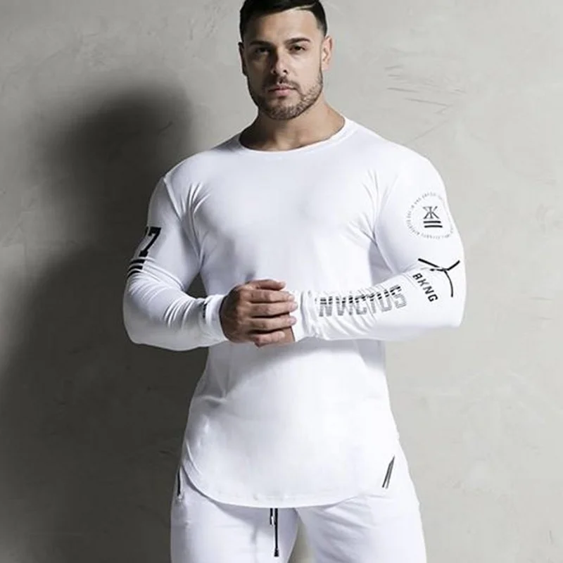 Men's Long Sleeve Bodybuilding T-Shirt, Slim, Fashionable, Gym, Fitness, Workout Tops
Men's Long Sleeve Bodybuilding T-Shirt, Slim, Fashionable, Gym, Fitness, Workout Tops