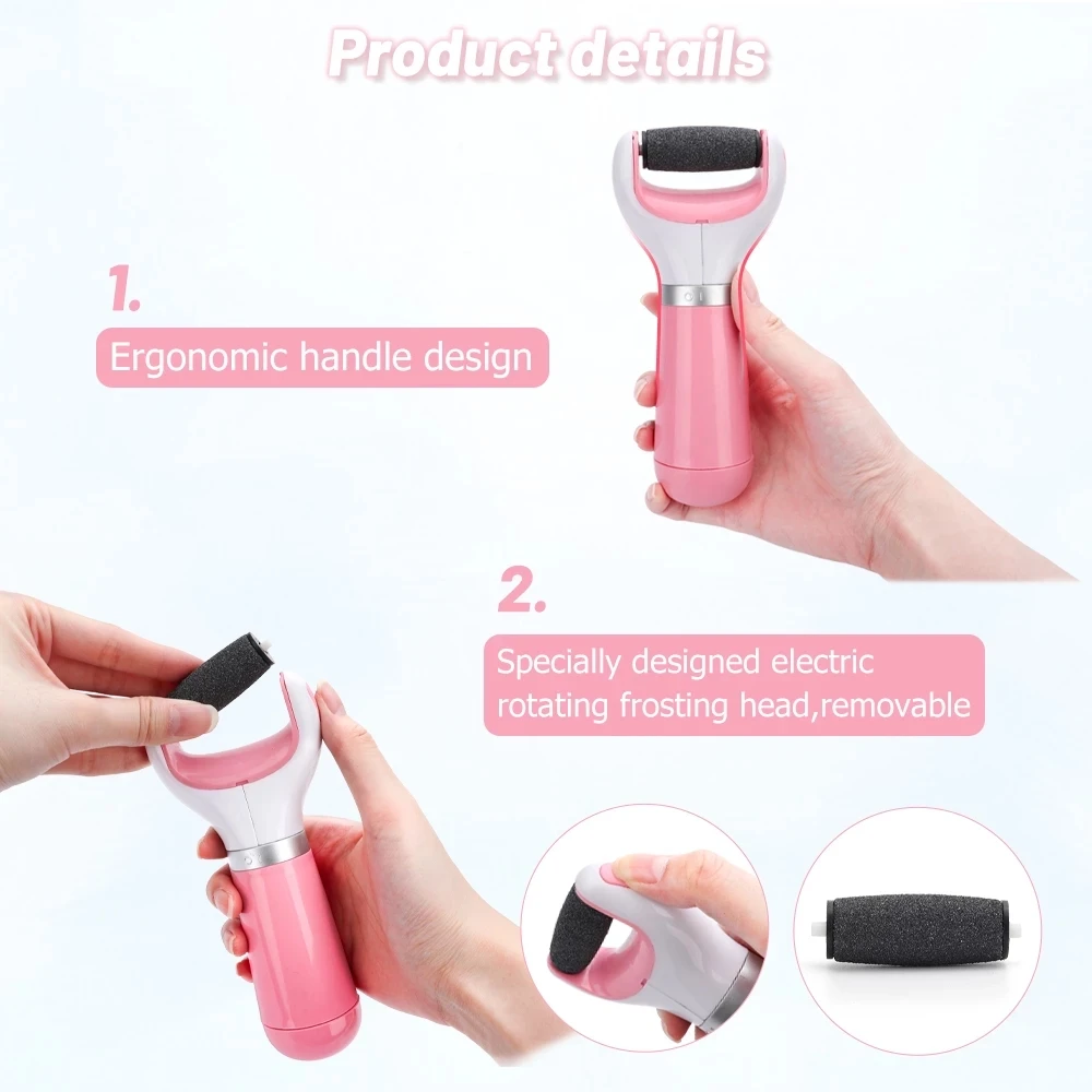 Electric Foot File Foot Grinder Electric Remove Calluses Pedicure Tools Dry Dead Hard Cracked Skin Safe Painless Foot CareTool
Electric Foot File Foot Grinder Electric Remove Calluses Pedicure Tools Dry Dead Hard Cracked Skin Safe Painless Foot CareTool