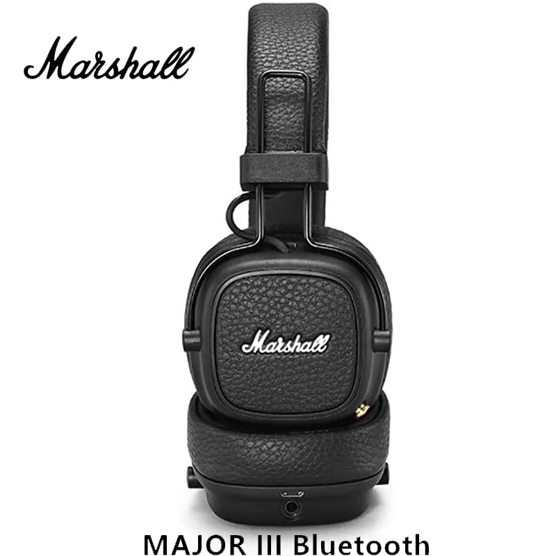 

Беспроводные Bluetooth наушники Marshall MAJOR III, беспроводные наушники с глубокими басами, Складная спортивная игровая гарнитура с микрофоном