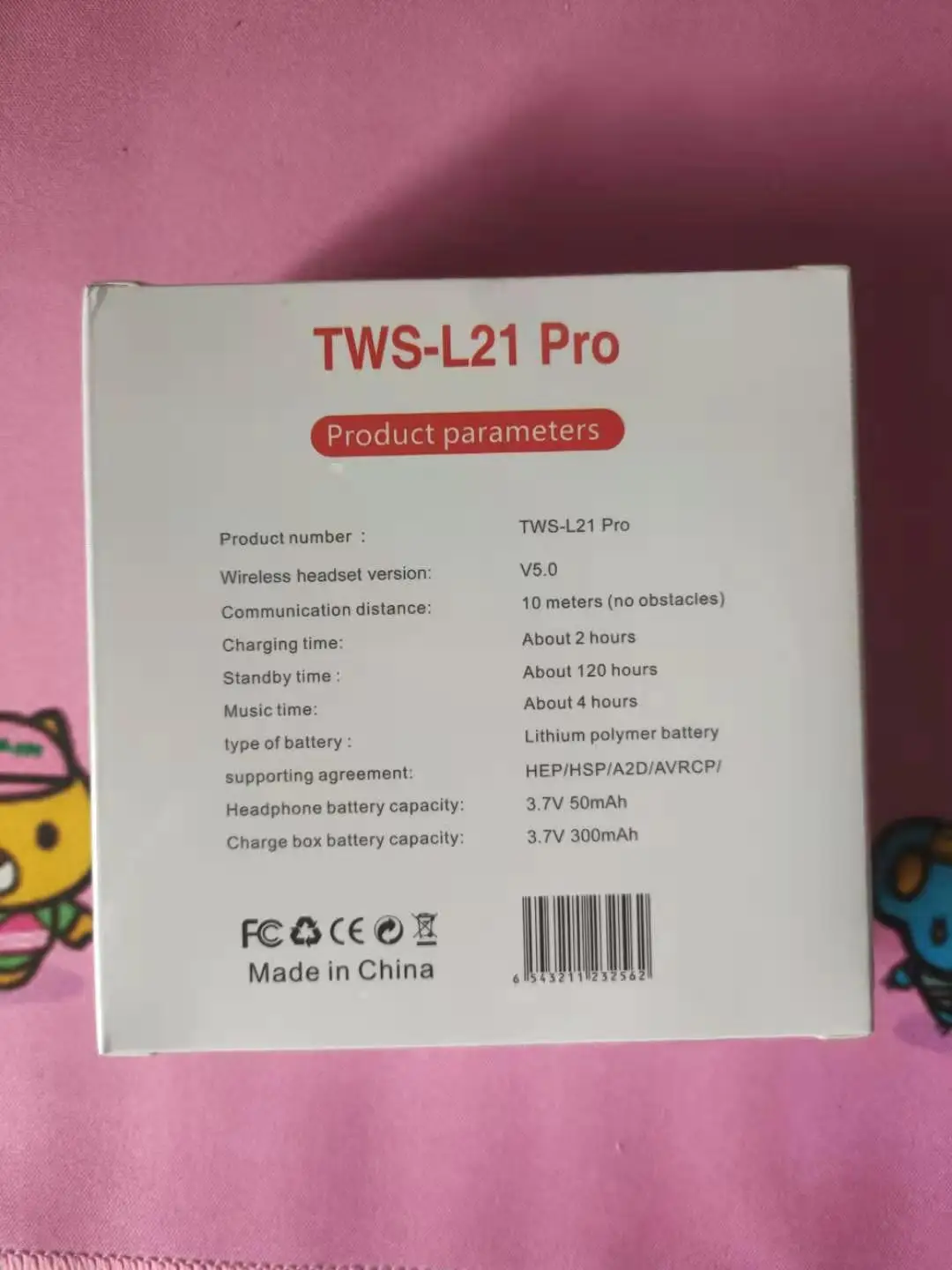 Wireless Bluetooth 5.0 Headphones for Android and iOS Smartphones Waterproof HiFi Stereo 350mAh Sports Bluetooth Headphones
Wireless Bluetooth 5.0 Headphones for Android and iOS Smartphones Waterproof HiFi Stereo 350mAh Sports Bluetooth Headphones