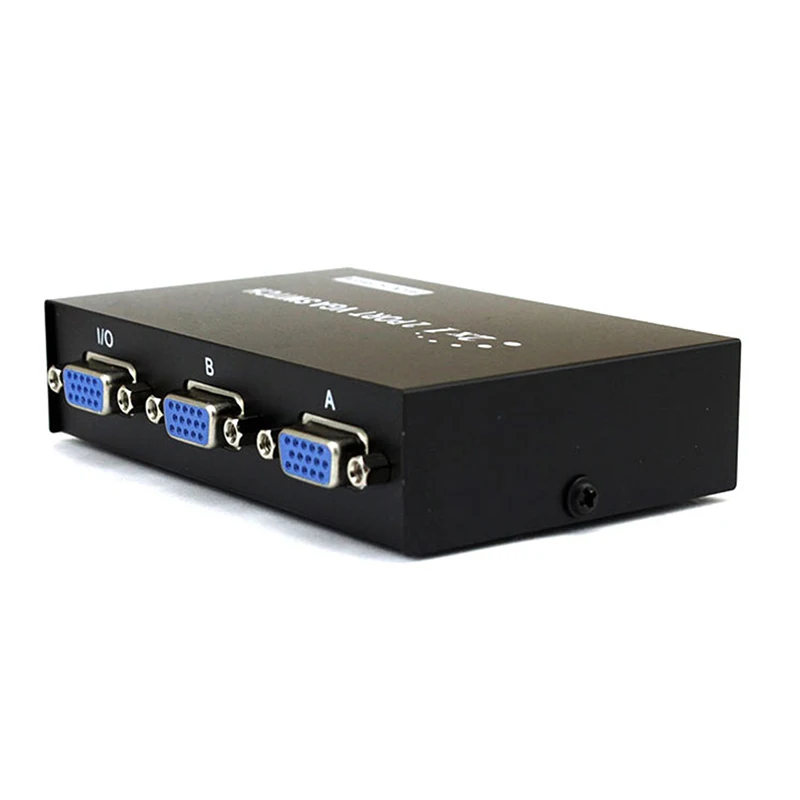 2 в 1 выход Mini Port VGA Селектор для VGA/SVGA ручной селектор переключатель сплиттер ЖК