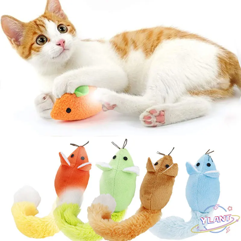SWT Cartoon Pet Accessories Long Tail Plush Mouse Interactive Cat Supplies for Small Cat Contains Catnip Plush Cat Toys
SWT Cartoon Pet Accessories Long Tail Plush Mouse Interactive Cat Supplies for Small Cat Contains Catnip Plush Cat Toys