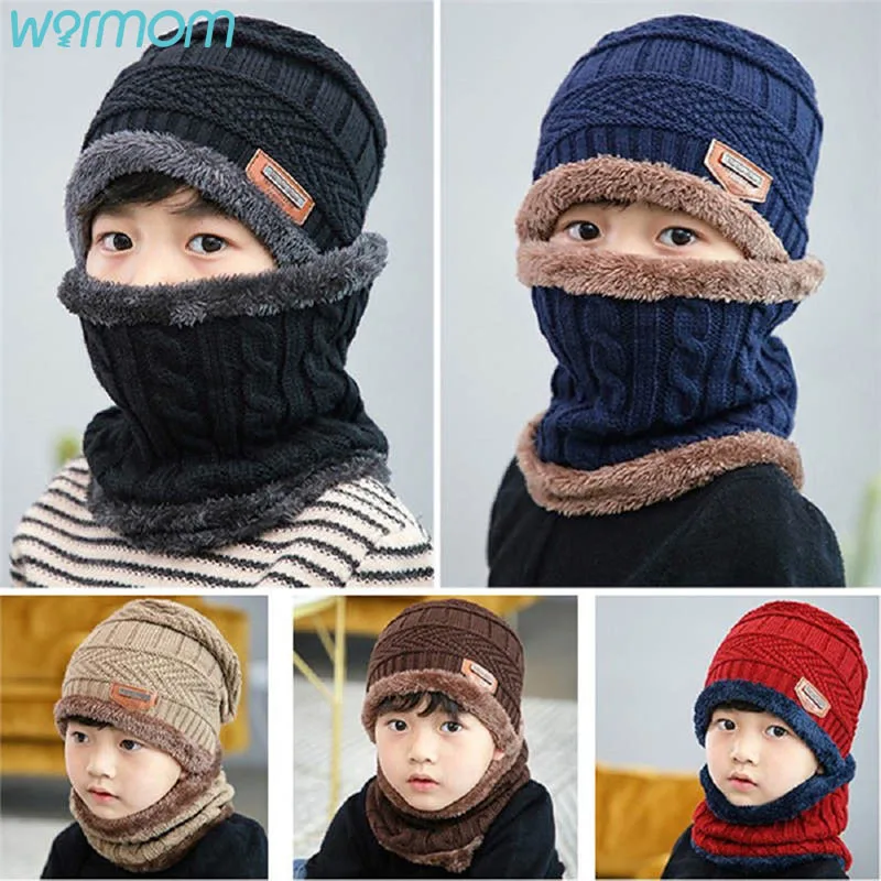 Warmom Knitted Scarf Hats Suit (Hat + Bib) Kids Turban Beanie Cotton Wool Fur Caps Elastic Autumn Winter Soft Warm Hat
Warmom Knitted Scarf Hats Suit (Hat + Bib) Kids Turban Beanie Cotton Wool Fur Caps Elastic Autumn Winter Soft Warm Hat