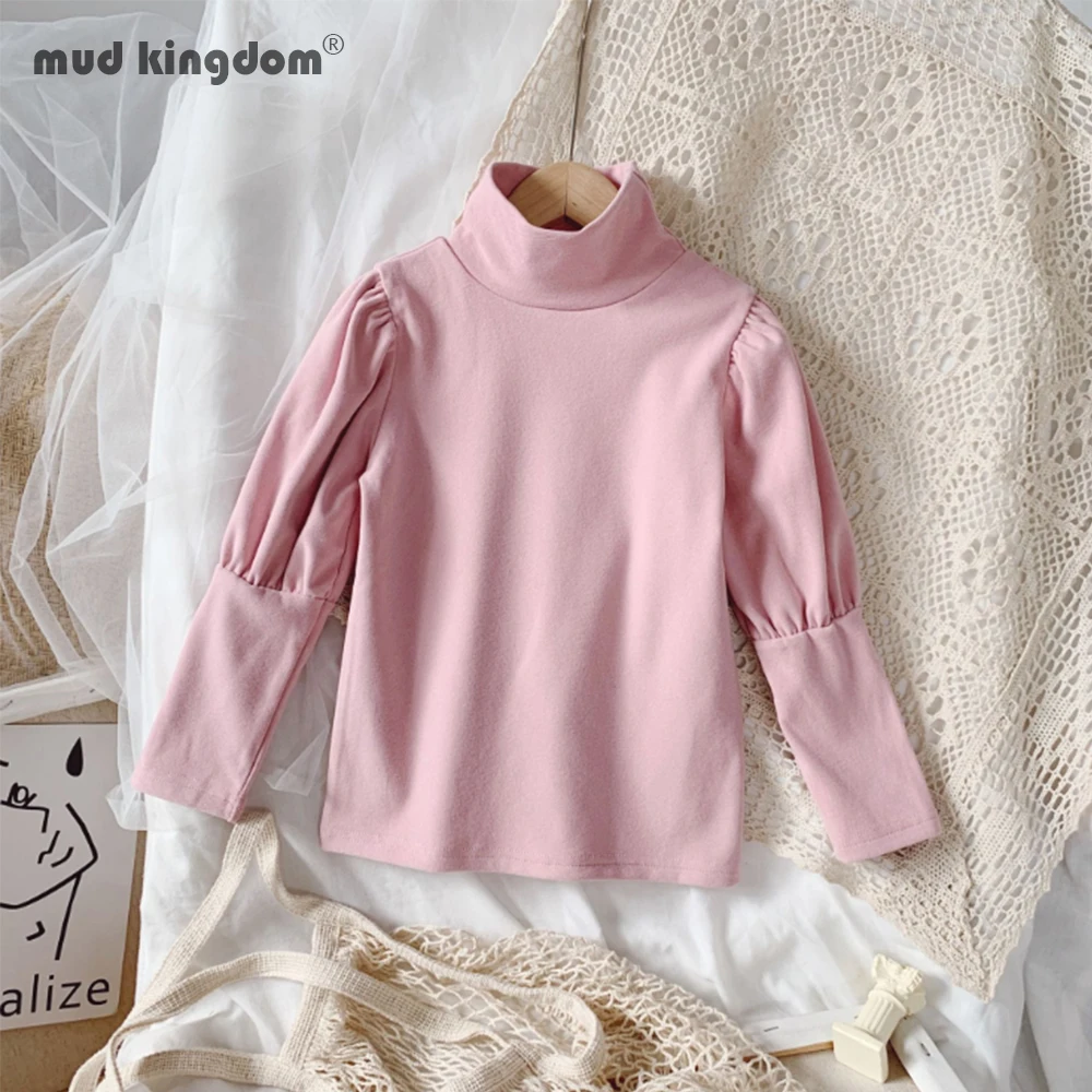 Mudkingdom Girls T-Shirts Puff Sleeve Solid High Neck Long Sleeve Cotton Bottoming Tops for Children Clothes Warm Autumn Winter
Mudkingdom Girls T-Shirts Puff Sleeve Solid High Neck Long Sleeve Cotton Bottoming Tops for Children Clothes Warm Autumn Winter
