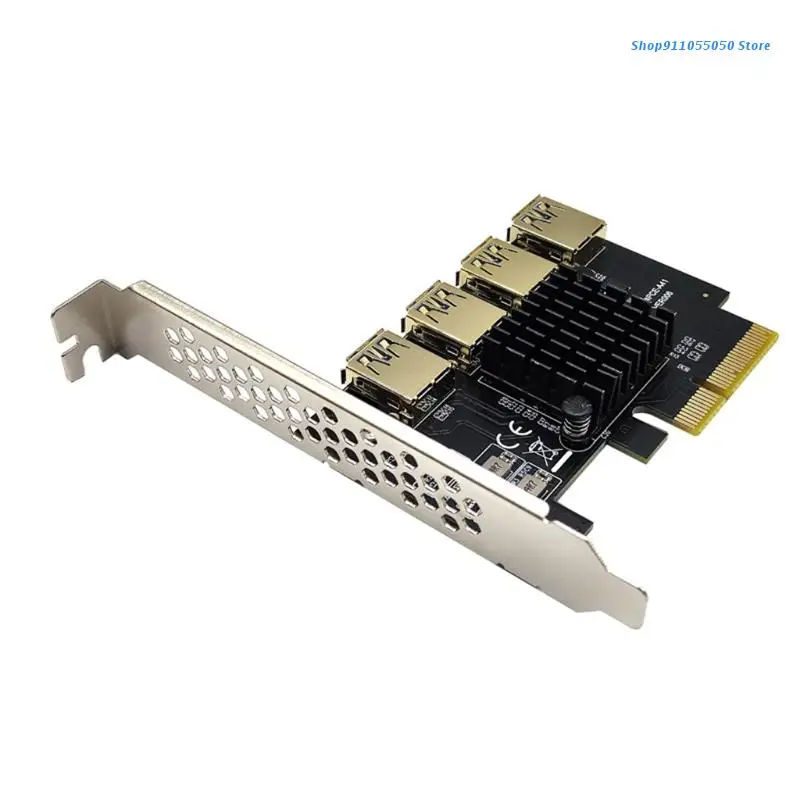 C5AB PCI-E To PCI-E Adapter 1 to 4 PCI-Express 1X to 16X USB 3.0 Riser Expansion Card
C5AB PCI-E To PCI-E Adapter 1 to 4 PCI-Express 1X to 16X USB 3.0 Riser Expansion Card