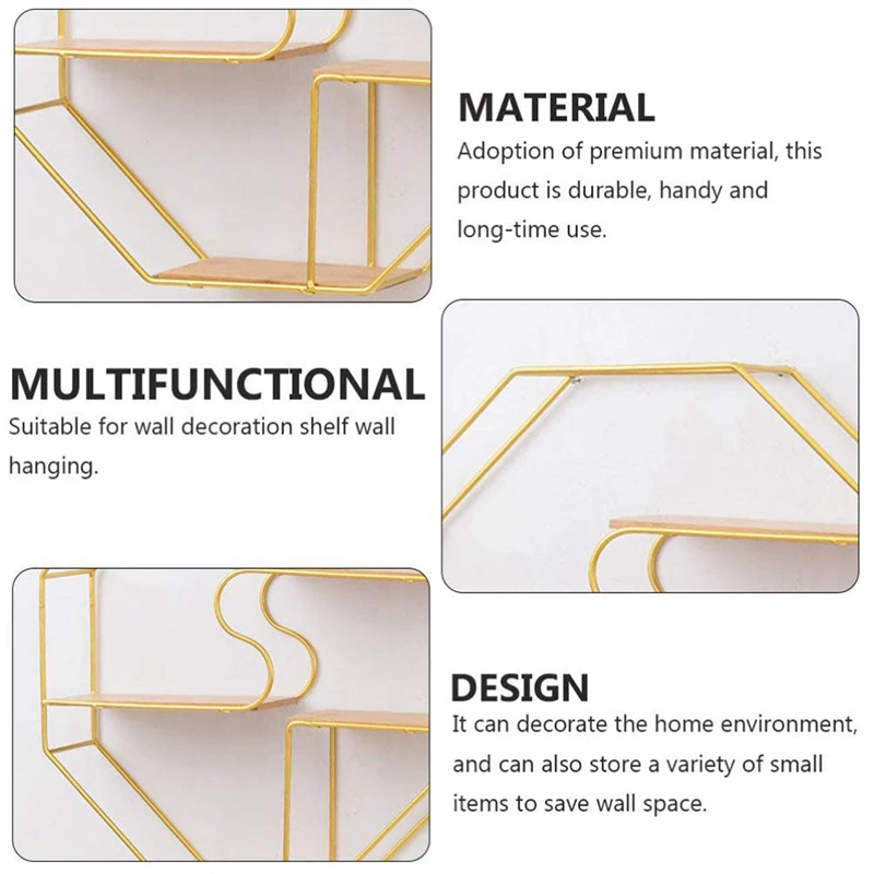 Floating Shelves Wall Mounted Octagon Wall Shelf Metal Storage Rack Holders for Living Room Bedroom Decoration
Floating Shelves Wall Mounted Octagon Wall Shelf Metal Storage Rack Holders for Living Room Bedroom Decoration