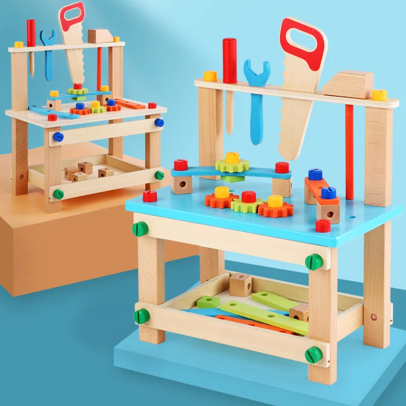Детские Деревянные Монтессори игрушки DIY гайки шурупы инструменты собирать деревянные игрушки для стула Обучающие строительные блоки игру...
Детские Деревянные Монтессори игрушки DIY гайки шурупы инструменты собирать деревянные игрушки для стула Обучающие строительные блоки игру...