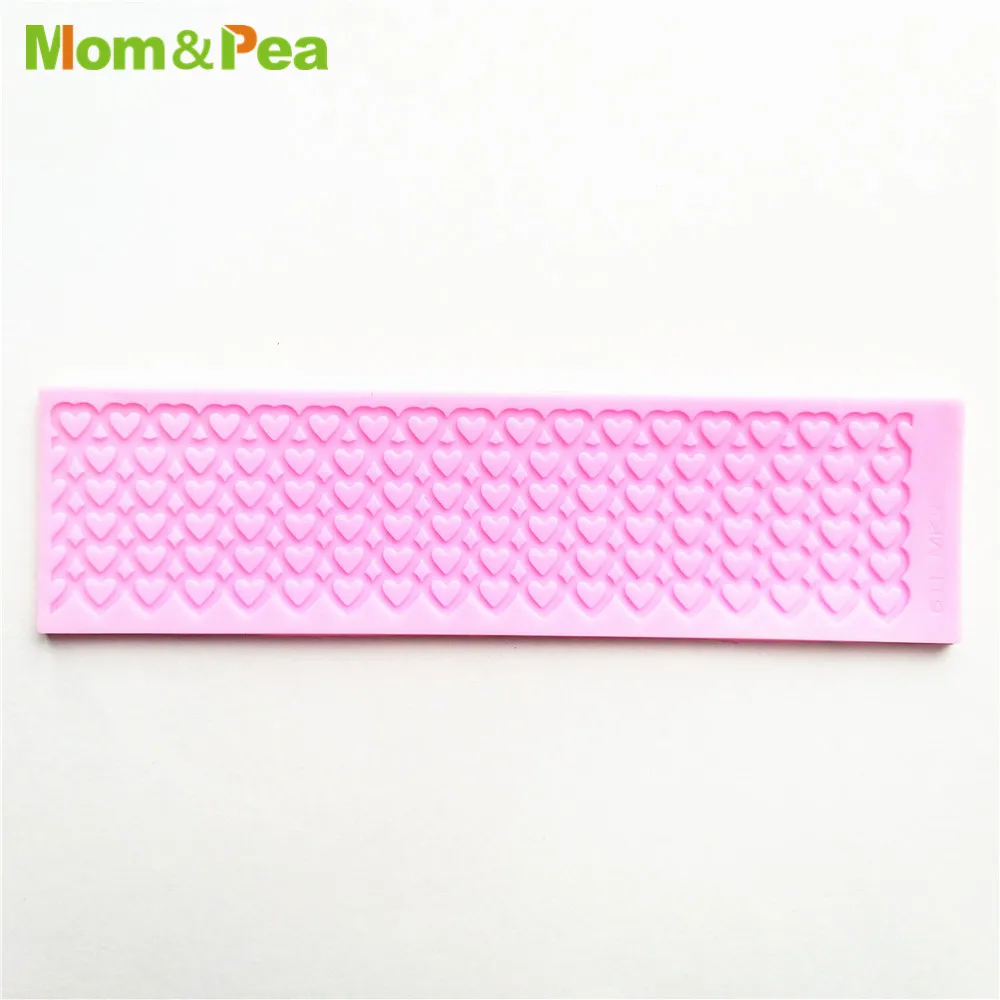KCL546 Heart Lace Pad Silicone Mold Sugar Paste Fondant Cake Decoration 3D Mould
KCL546 Heart Lace Pad Silicone Mold Sugar Paste Fondant Cake Decoration 3D Mould