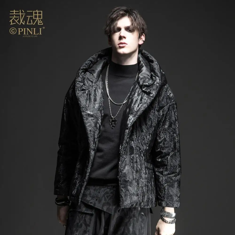 Free Shipping New Male men's fashion winter personality soul cotton coat dark hooded jacquard cotton coat jacket BC193605443
Free Shipping New Male men's fashion winter personality soul cotton coat dark hooded jacquard cotton coat jacket BC193605443
