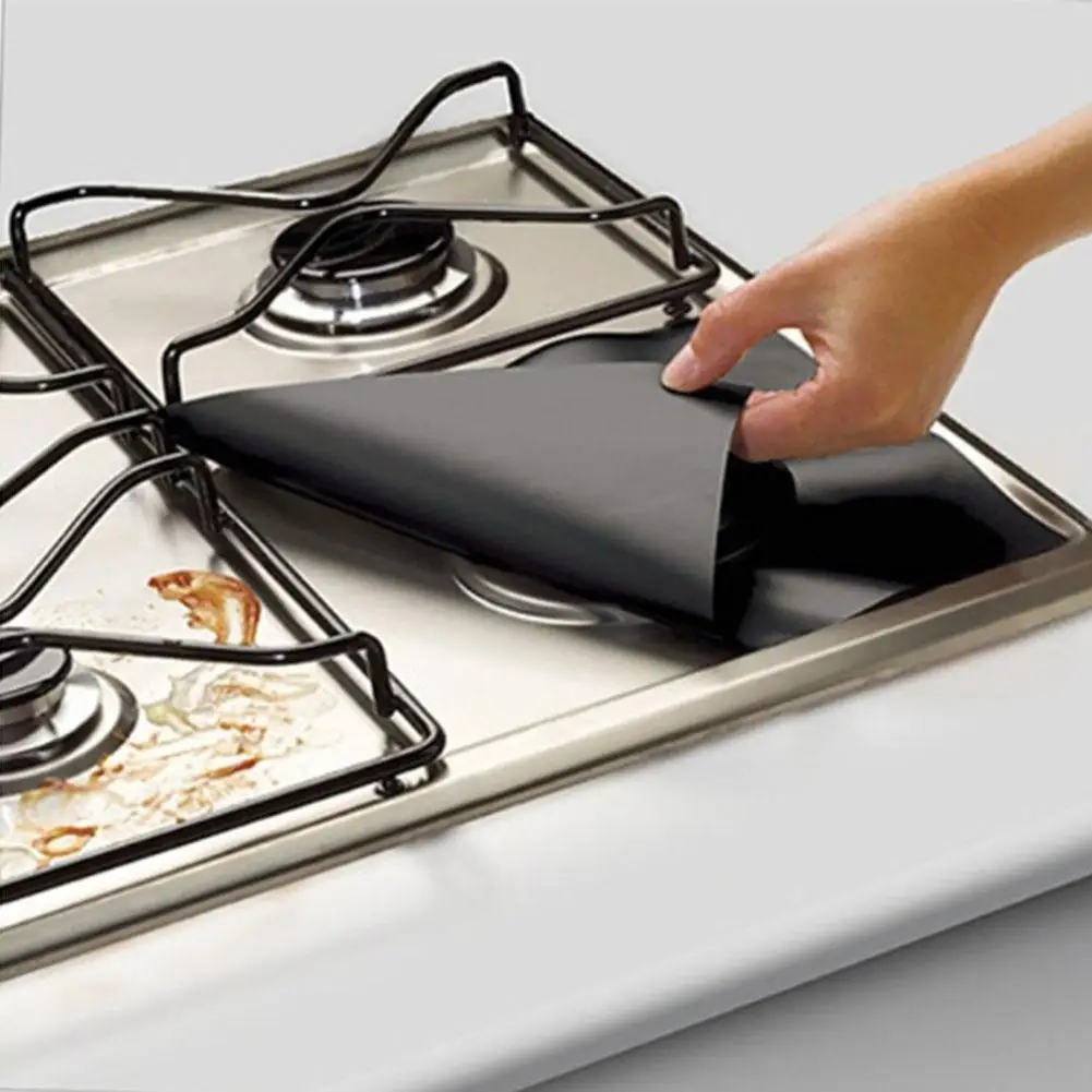 Reusable 4pcs/Set Gas Stove Cooker Protectors Cover/Liner Stove Gas Kitchen Mat Kitchen Accessories Clean Protector Stoveto Q9J1
Reusable 4pcs/Set Gas Stove Cooker Protectors Cover/Liner Stove Gas Kitchen Mat Kitchen Accessories Clean Protector Stoveto Q9J1