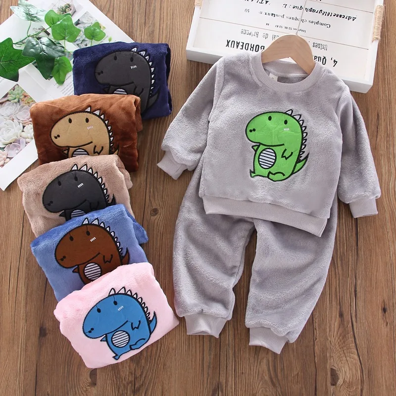 2PCS/sets Winter Baby Cute Clothes Children's Sets Warm Tops Trousers Thicken Pajamas Kids Girl Boys Outfits Ropa Conjunto Bebe
2PCS/sets Winter Baby Cute Clothes Children's Sets Warm Tops Trousers Thicken Pajamas Kids Girl Boys Outfits Ropa Conjunto Bebe