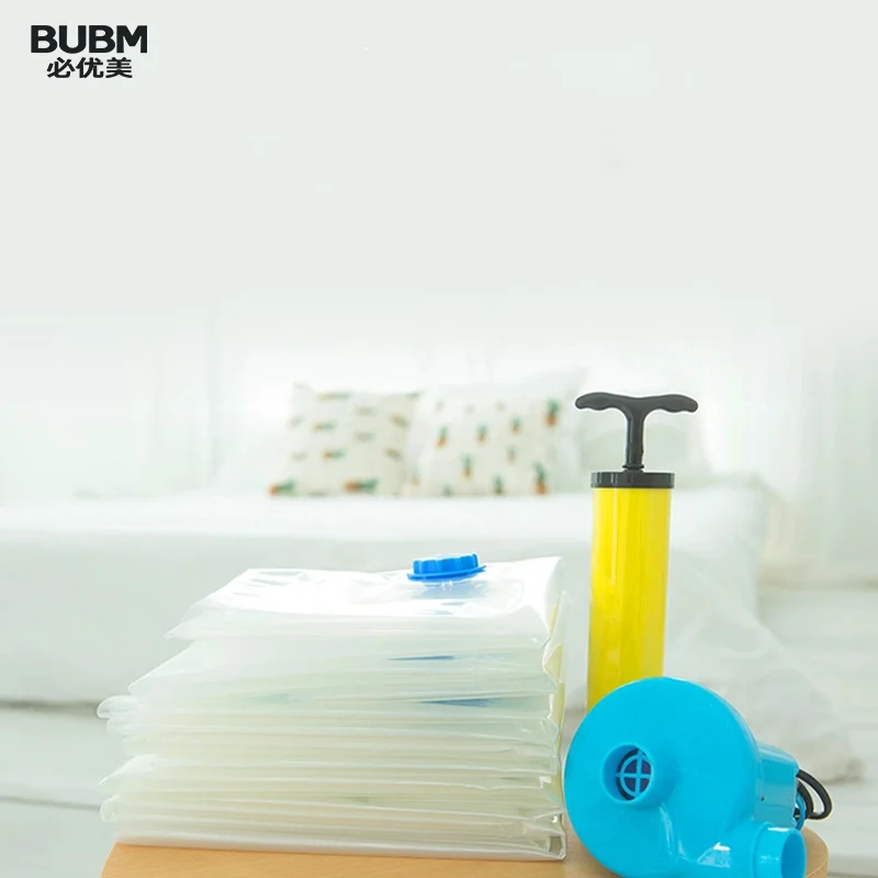 Многоразовые домашние вакуумные пакеты BUBM для хранения одежды сумка Органайзер