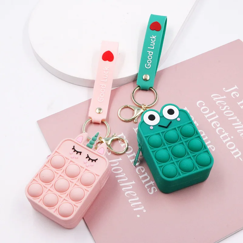 Fidget Toys Rainbow Push Bubble Fidget Sensory Toy For Children With Autism Adults Funny Anti-stress Stress Relief Toys wallet
Fidget Toys Rainbow Push Bubble Fidget Sensory Toy For Children With Autism Adults Funny Anti-stress Stress Relief Toys wallet
