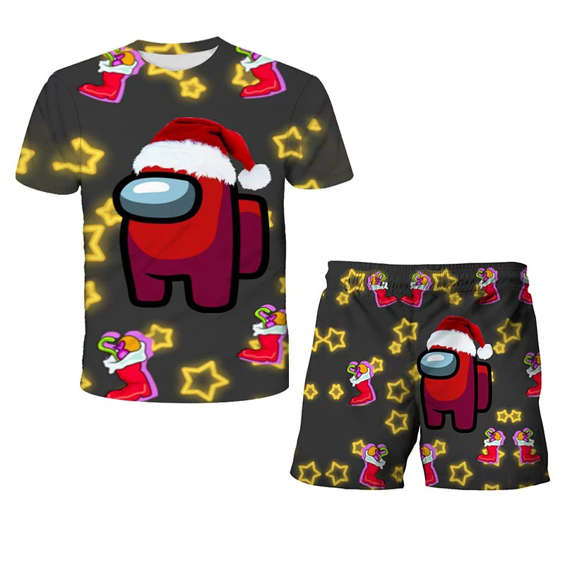 2021 Game Among Us Cartoon Printing T Shirt Children Shorts Sets for Baby Boys Sports Suit Girl Tee Tops Pants Clothing Set
2021 Game Among Us Cartoon Printing T Shirt Children Shorts Sets for Baby Boys Sports Suit Girl Tee Tops Pants Clothing Set