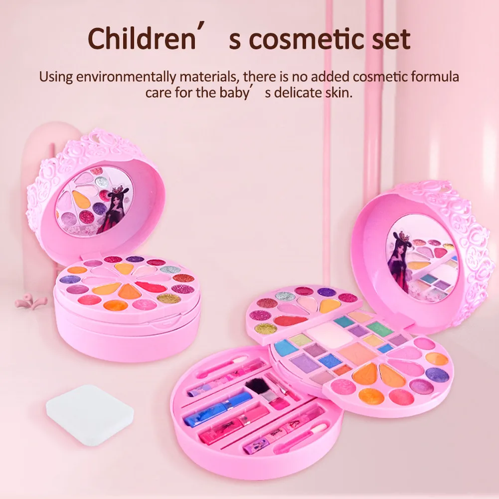 Children's Cosmetics Princess Makeup Box Set Girl Show Party Dress Up Makeup Educational Play House Toy Gifts 
Children's Cosmetics Princess Makeup Box Set Girl Show Party Dress Up Makeup Educational Play House Toy Gifts
