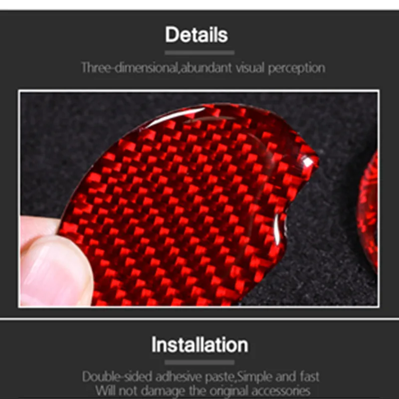 For Ford Mustang Carbon Fiber Car Interior Dashboard Central Air outlet conditioning Vent Trim Covers Stickers 2015-2020
For Ford Mustang Carbon Fiber Car Interior Dashboard Central Air outlet conditioning Vent Trim Covers Stickers 2015-2020