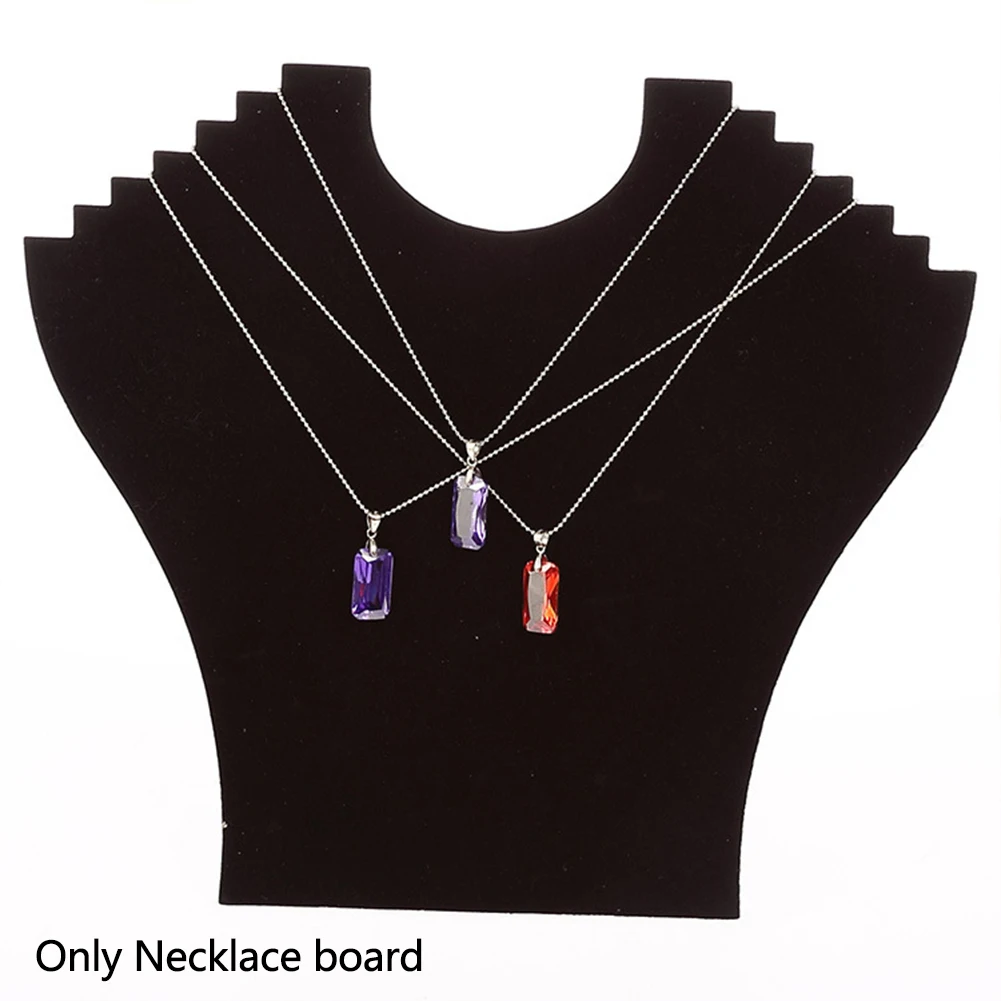 Organizer Pendant Chain Black Velvet Home Necklace Display Stand Bracelet Showcase Board Table Jewelry Holder Storage Rack Show
Organizer Pendant Chain Black Velvet Home Necklace Display Stand Bracelet Showcase Board Table Jewelry Holder Storage Rack Show