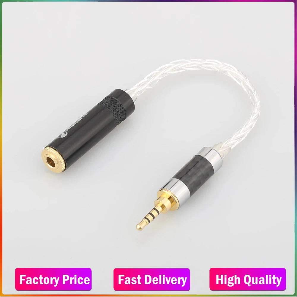 Audiocrast 15cm Carbon fiber 2.5mm TRRS Balanced Male to 3.5mm Stereo Female Earphone Audio Adapter Cable
Audiocrast 15cm Carbon fiber 2.5mm TRRS Balanced Male to 3.5mm Stereo Female Earphone Audio Adapter Cable