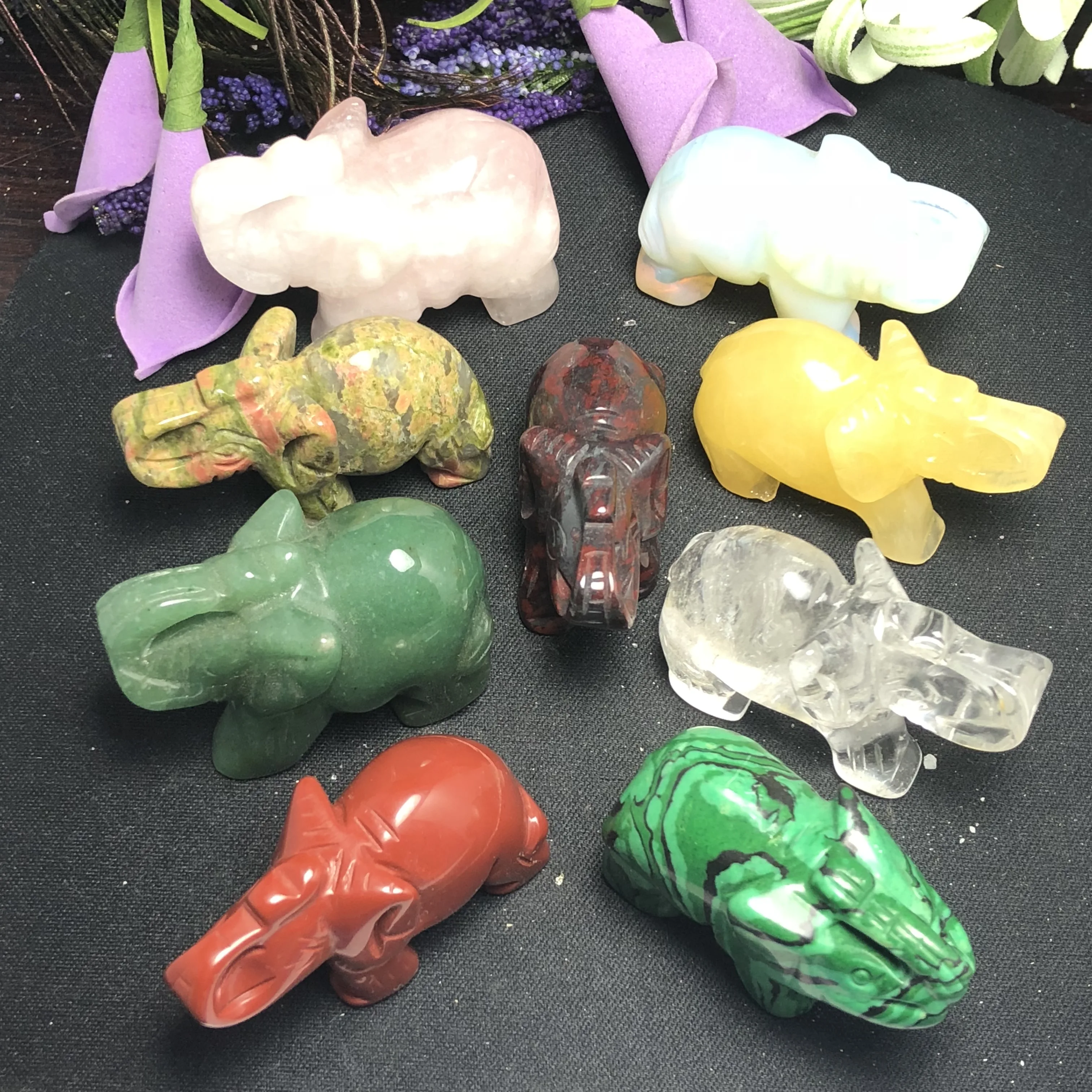 2 дюйма! Различные натуральные хрустальные резные Слоны, красивые украшения для дома
2 дюйма! Различные натуральные хрустальные резные Слоны, красивые украшения для дома