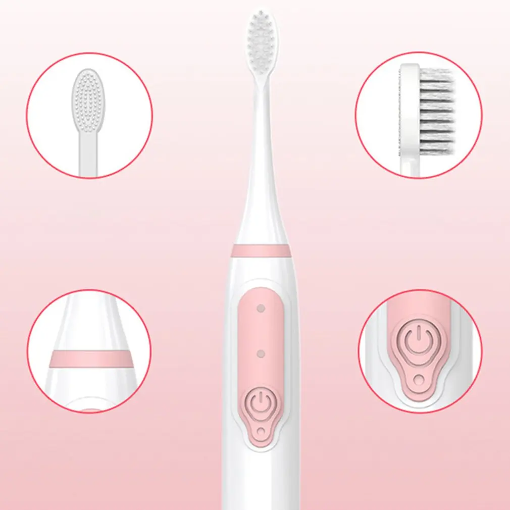 Sonic Electric Toothbrush Battery Type IPX7 Waterproof Oral Tooth Cleaning Care Low Noise Toothbrush For Adults
Sonic Electric Toothbrush Battery Type IPX7 Waterproof Oral Tooth Cleaning Care Low Noise Toothbrush For Adults