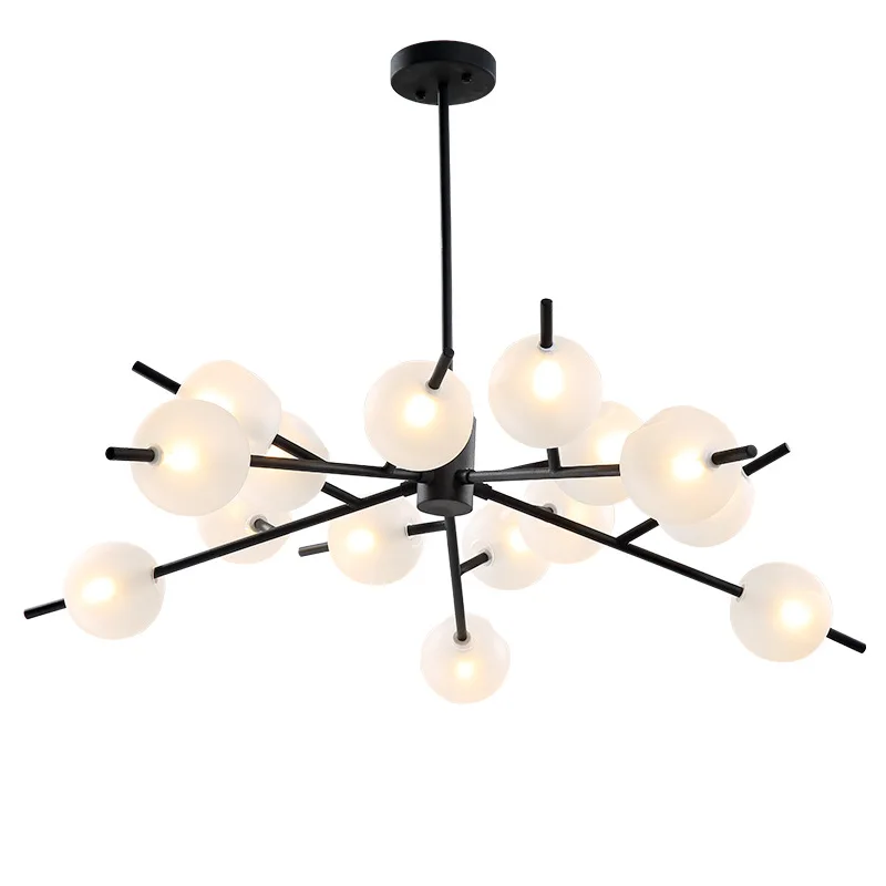 LED chandelier loft deco fixtures Glass suspension luminaires Nordic hanging lights bedroom lighting living room suspended lamps
LED chandelier loft deco fixtures Glass suspension luminaires Nordic hanging lights bedroom lighting living room suspended lamps