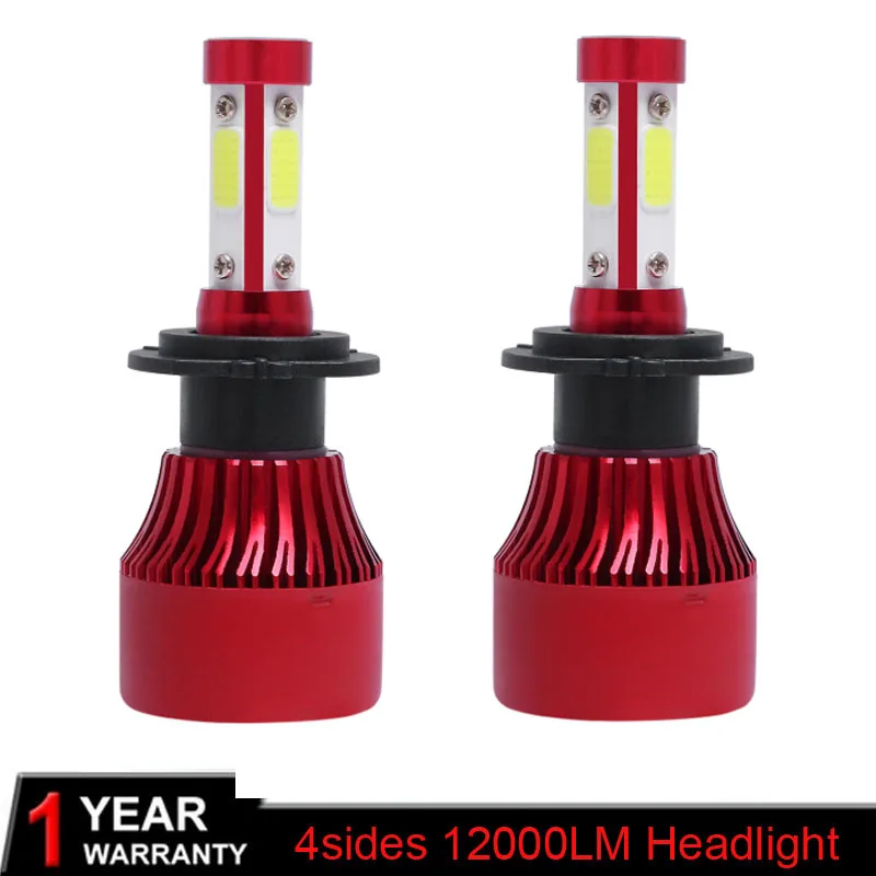 Elglux 12000LM H4 H11 H7 Led Car Headlights Bulbs 6000K H8 H1 HB3 9005 HB4 9006 72W 360 degree Automotive Fog Lights Auto Lamps
Elglux 12000LM H4 H11 H7 Led Car Headlights Bulbs 6000K H8 H1 HB3 9005 HB4 9006 72W 360 degree Automotive Fog Lights Auto Lamps
