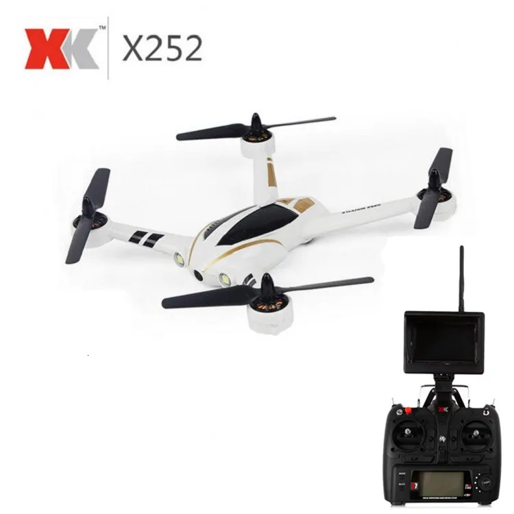 XK X252 5.8G FPV RC Quadcopter With 720P Wide-Angle HD Camera & Brushless Motor 3D 6G Mode RTF
XK X252 5.8G FPV RC Quadcopter With 720P Wide-Angle HD Camera & Brushless Motor 3D 6G Mode RTF
