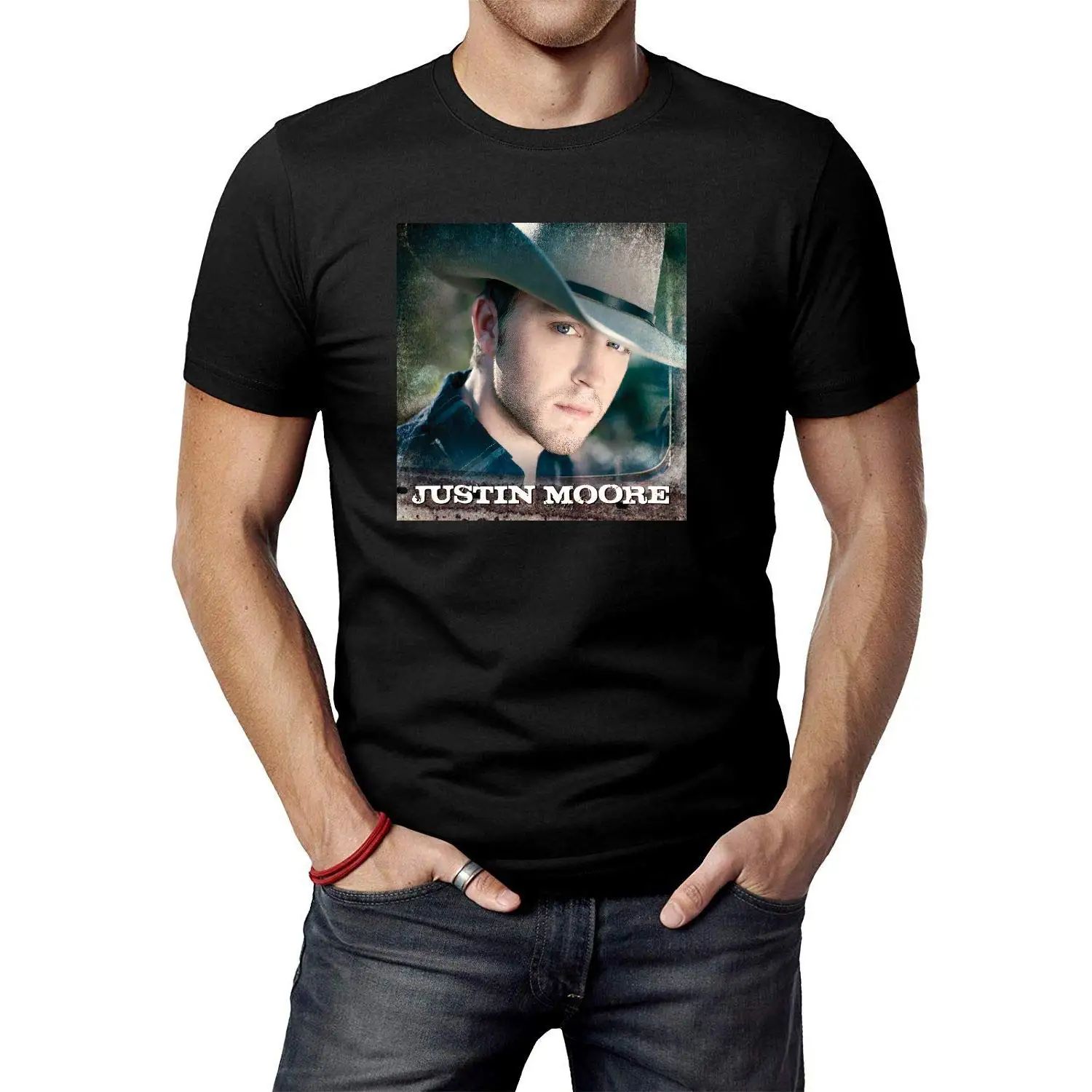 HUANGQINF Men's Black Justin Moore T-Shirt Tee Shirt T Shirts Short Sleeve top tee
HUANGQINF Men's Black Justin Moore T-Shirt Tee Shirt T Shirts Short Sleeve top tee