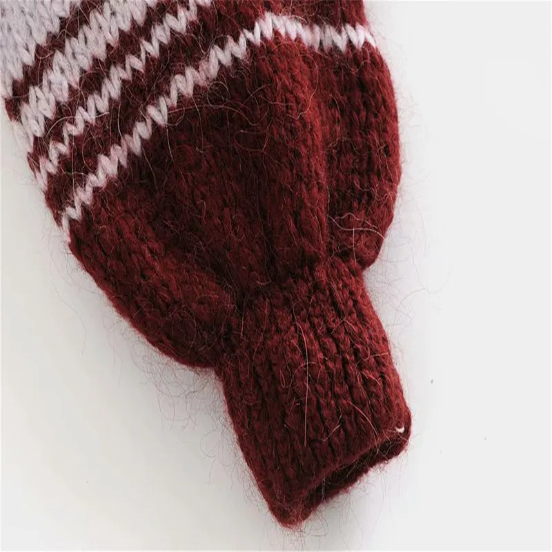 Za Striped Knit Sweater Women Long Puff Sleeve O Neck Ribbed Vintage Sweaters Woman Chic Streetwear Knitted Top Pullover
Za Striped Knit Sweater Women Long Puff Sleeve O Neck Ribbed Vintage Sweaters Woman Chic Streetwear Knitted Top Pullover