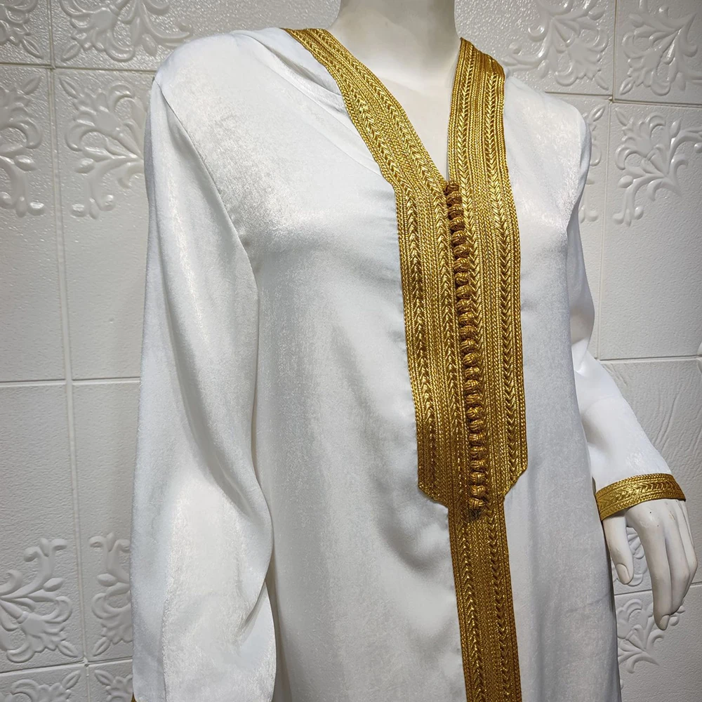Abaya Dubai Turkey Djellaba Femme Hijab Muslim Long Satin Dress African Arabic Dresses For Women Islam Kaftan Robe Longue Abayas
Abaya Dubai Turkey Djellaba Femme Hijab Muslim Long Satin Dress African Arabic Dresses For Women Islam Kaftan Robe Longue Abayas