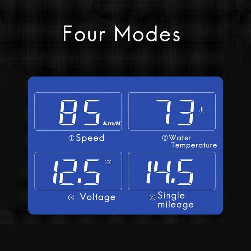 Car HUD Head Up Display OBDII Gauge Windshield Projector Overspeed Alarm Voltage Water Temperature Monitor Speedometer
Car HUD Head Up Display OBDII Gauge Windshield Projector Overspeed Alarm Voltage Water Temperature Monitor Speedometer
